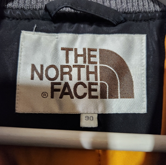 THE NORTH FACE Brown Label Asian Market Outerwear Black Gold Varsity Jacket sz S - Picture 7 of 14